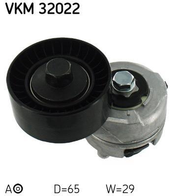 Rolo tensor da correia trapezoidal estriada SKF ref. VKM 32022